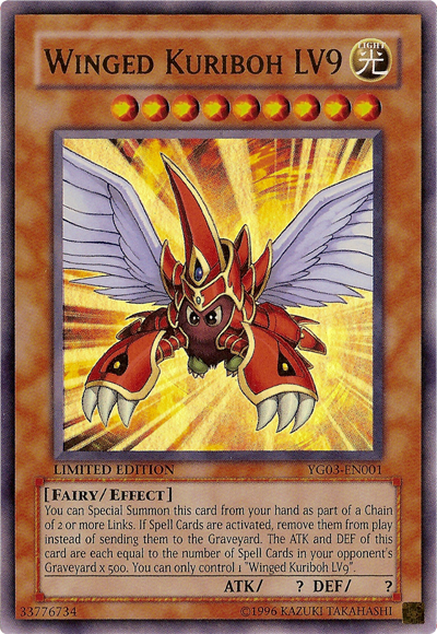 Winged Kuriboh LV9 [YG03-EN001] Ultra Rare | GnG Games