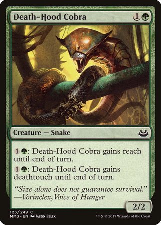 Death-Hood Cobra [Modern Masters 2017] | GnG Games