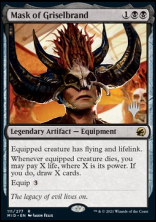 Mask of Griselbrand (Promo Pack) [Innistrad: Midnight Hunt Promos] | GnG Games