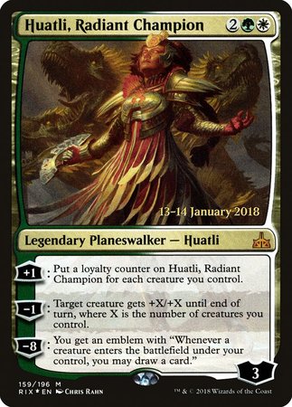 Huatli, Radiant Champion [Rivals of Ixalan Promos] | GnG Games