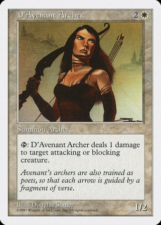 D'Avenant Archer [Fifth Edition] | GnG Games