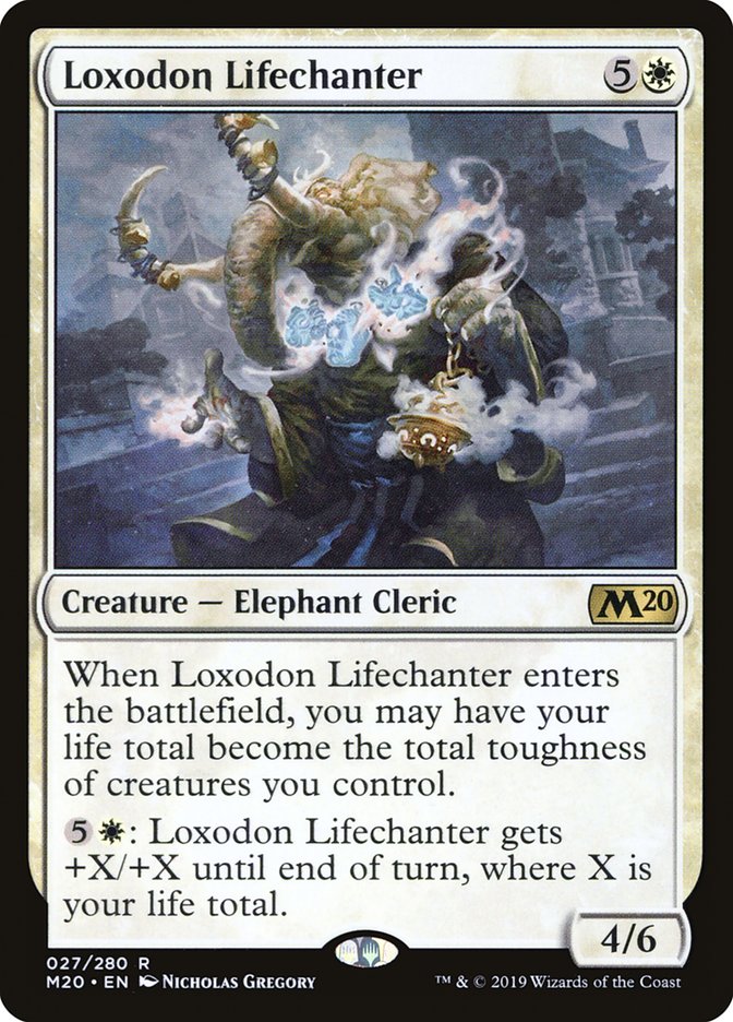 Loxodon Lifechanter [Core Set 2020] | GnG Games