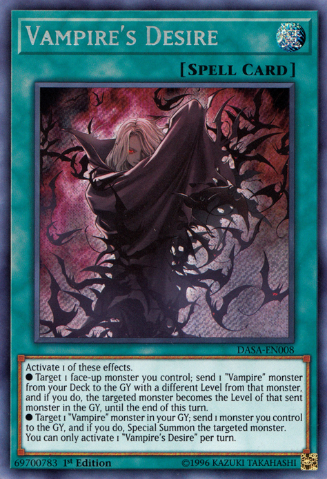 Vampire's Desire [DASA-EN008] Secret Rare | GnG Games