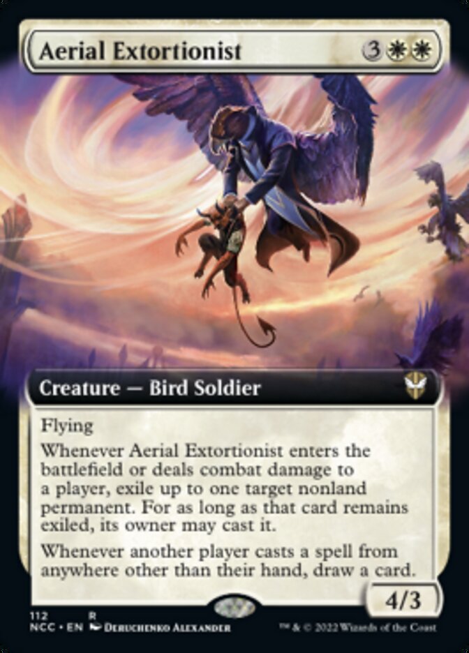 Aerial Extortionist (Extended Art) [Streets of New Capenna Commander] | GnG Games