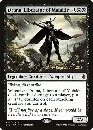 Drana, Liberator of Malakir [Battle for Zendikar Promos] | GnG Games