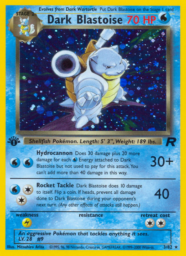 Dark Blastoise (3/82) [Team Rocket 1st Edition] | GnG Games