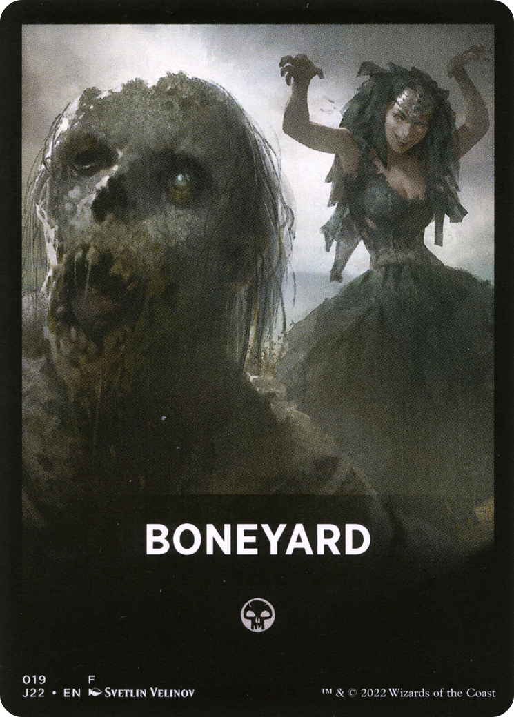 Boneyard Theme Card [Jumpstart 2022 Front Cards] | GnG Games