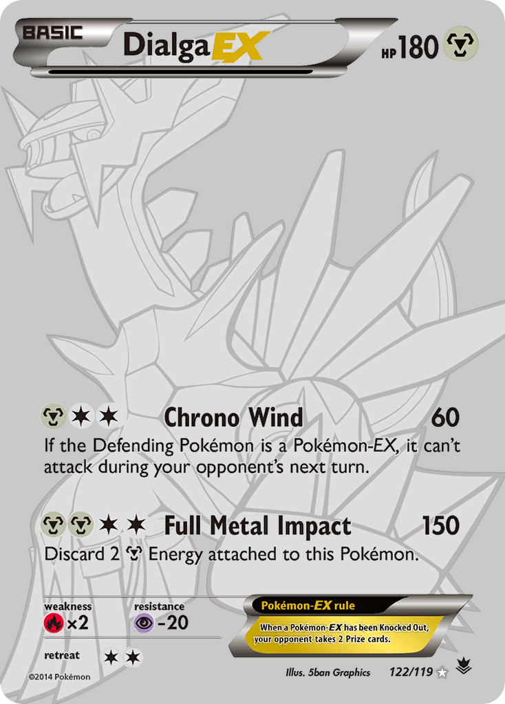 Dialga EX (122/119) [XY: Phantom Forces] | GnG Games