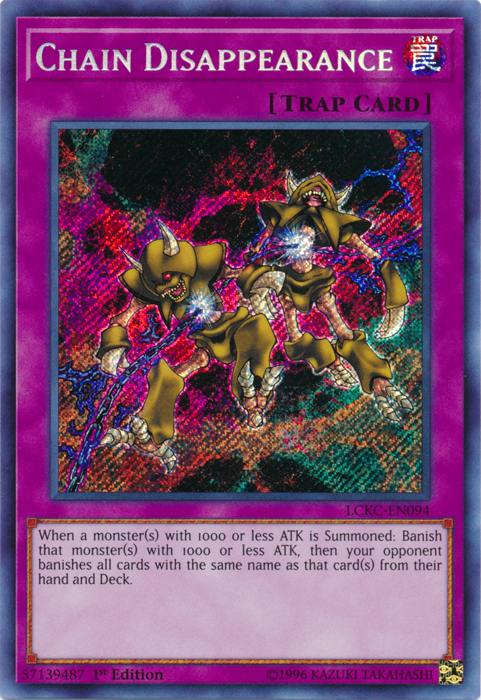 Chain Disappearance [LCKC-EN094] Secret Rare | GnG Games