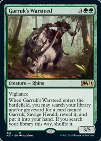 Garruk's Warsteed [Core Set 2021] | GnG Games