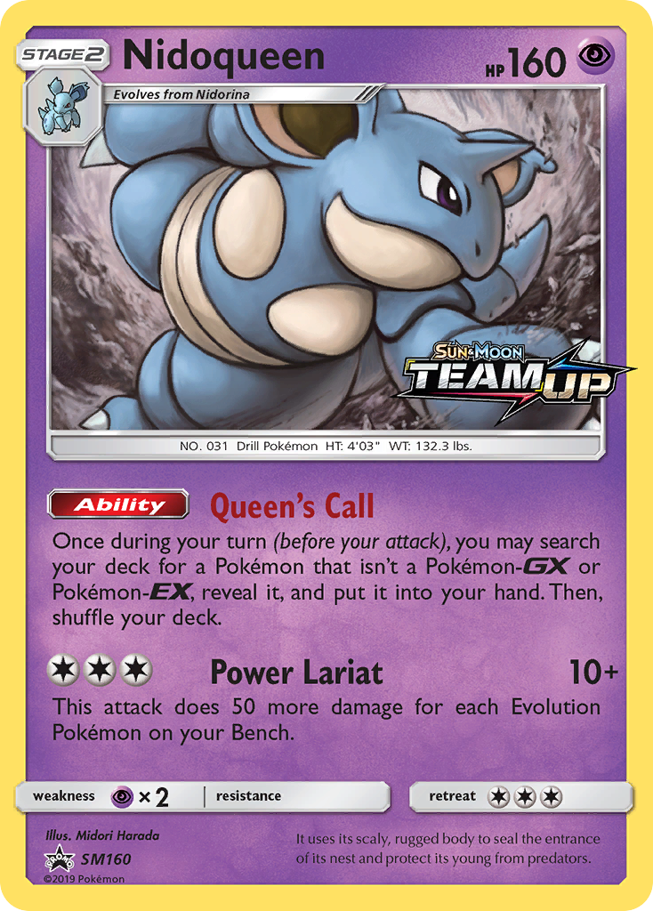 Nidoqueen (SM160) [Sun & Moon: Black Star Promos] | GnG Games