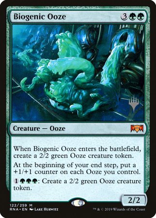 Biogenic Ooze [Ravnica Allegiance Promos] | GnG Games