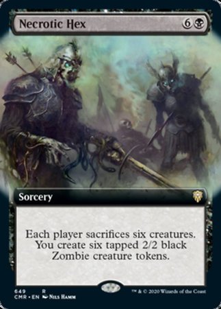 Necrotic Hex (Extended Art) [Commander Legends] | GnG Games
