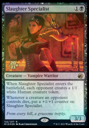 Slaughter Specialist [Innistrad: Midnight Hunt Prerelease Promos] | GnG Games