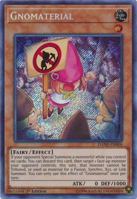 Gnomaterial [DANE-EN000] Secret Rare | GnG Games