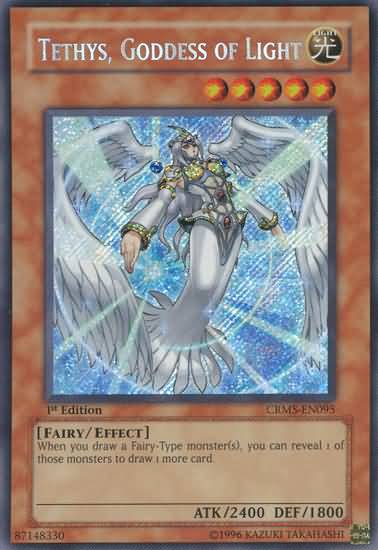 Tethys, Goddess of Light [CRMS-EN095] Secret Rare | GnG Games