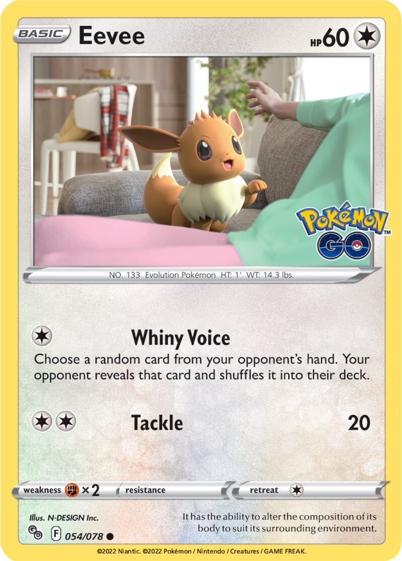 Eevee (054/078) [Pokémon GO] | GnG Games