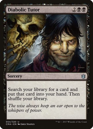 Diabolic Tutor [Commander Anthology] | GnG Games