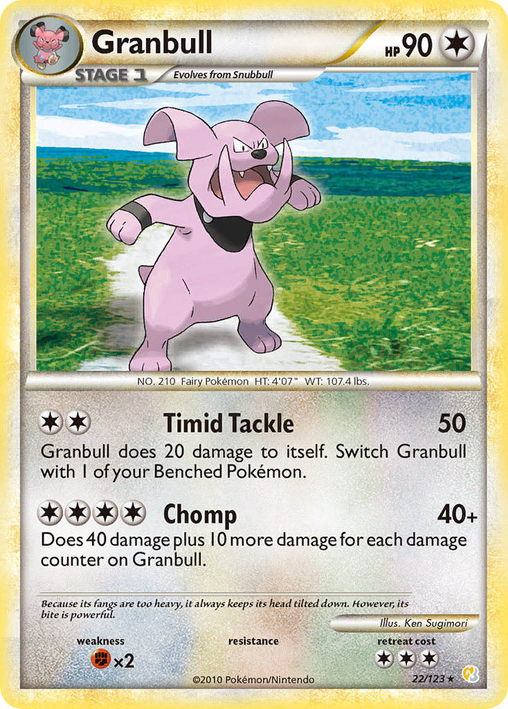 Granbull (22/123) [HeartGold & SoulSilver: Base Set] | GnG Games