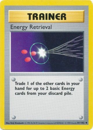 Energy Retrieval (81/102) [Base Set Shadowless Unlimited] | GnG Games