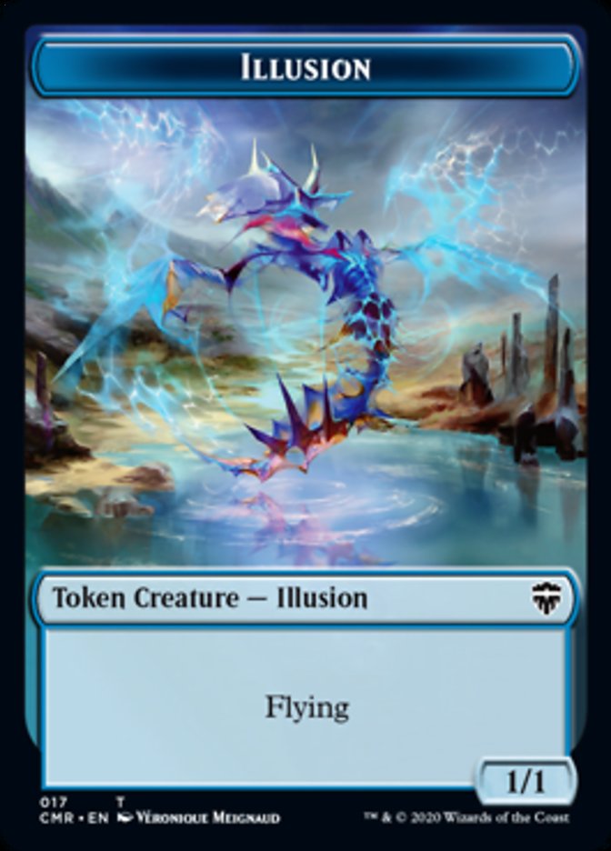 Illusion // Plant Token [Commander Legends Tokens] | GnG Games