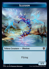 Illusion // Saproling Token [Commander Legends Tokens] | GnG Games