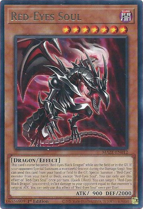 Red-Eyes Soul [MAZE-EN012] Rare | GnG Games