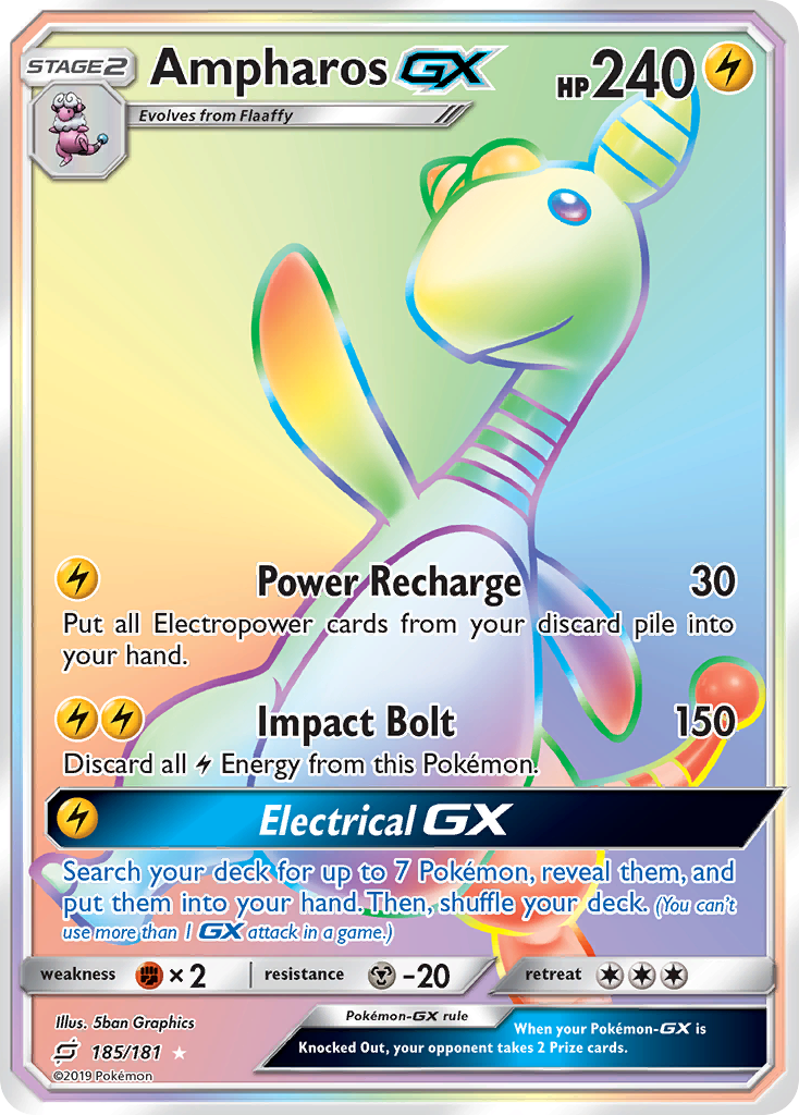 Ampharos GX (185/181) [Sun & Moon: Team Up] | GnG Games