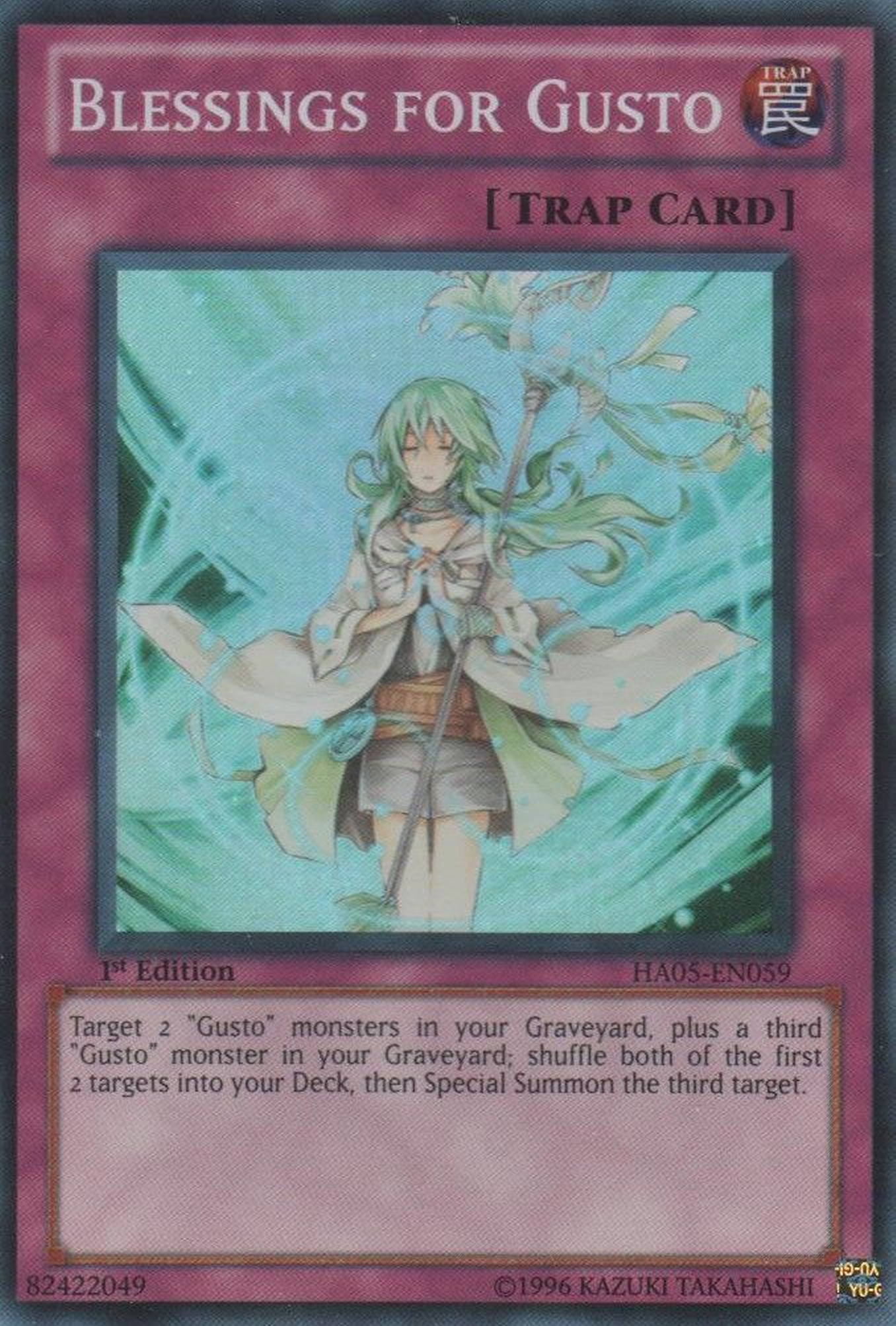 Blessings for Gusto [HA05-EN059] Super Rare | GnG Games