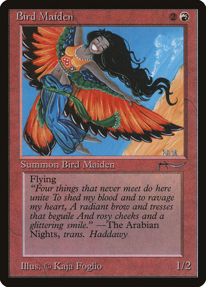 Bird Maiden (Dark Mana Cost) [Arabian Nights] | GnG Games