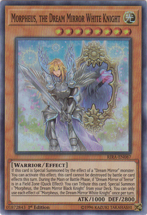 Morpheus, the Dream Mirror White Knight [RIRA-EN087] Super Rare | GnG Games