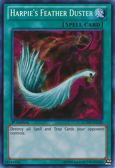 Harpie's Feather Duster [LCYW-EN149] Secret Rare | GnG Games