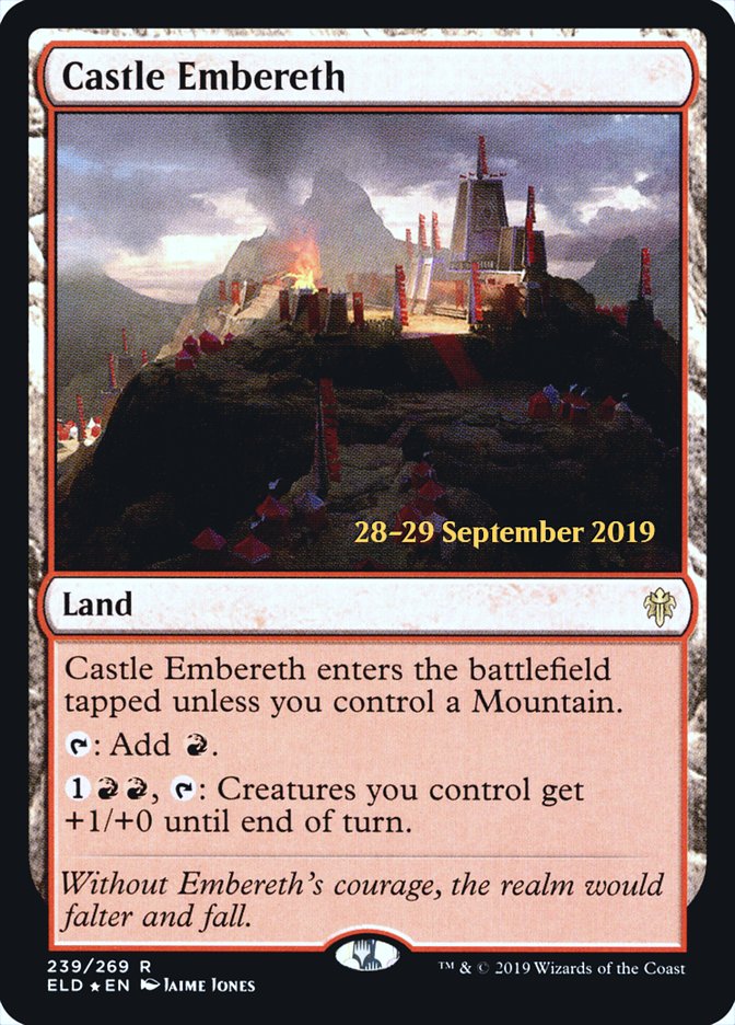 Castle Embereth  [Throne of Eldraine Prerelease Promos] | GnG Games