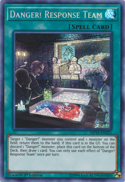 Danger! Response Team [MP19-EN221] Prismatic Secret Rare | GnG Games