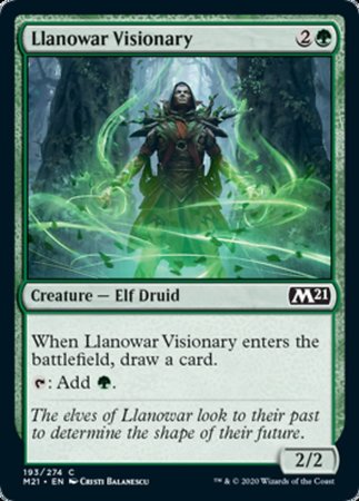 Llanowar Visionary [Core Set 2021] | GnG Games