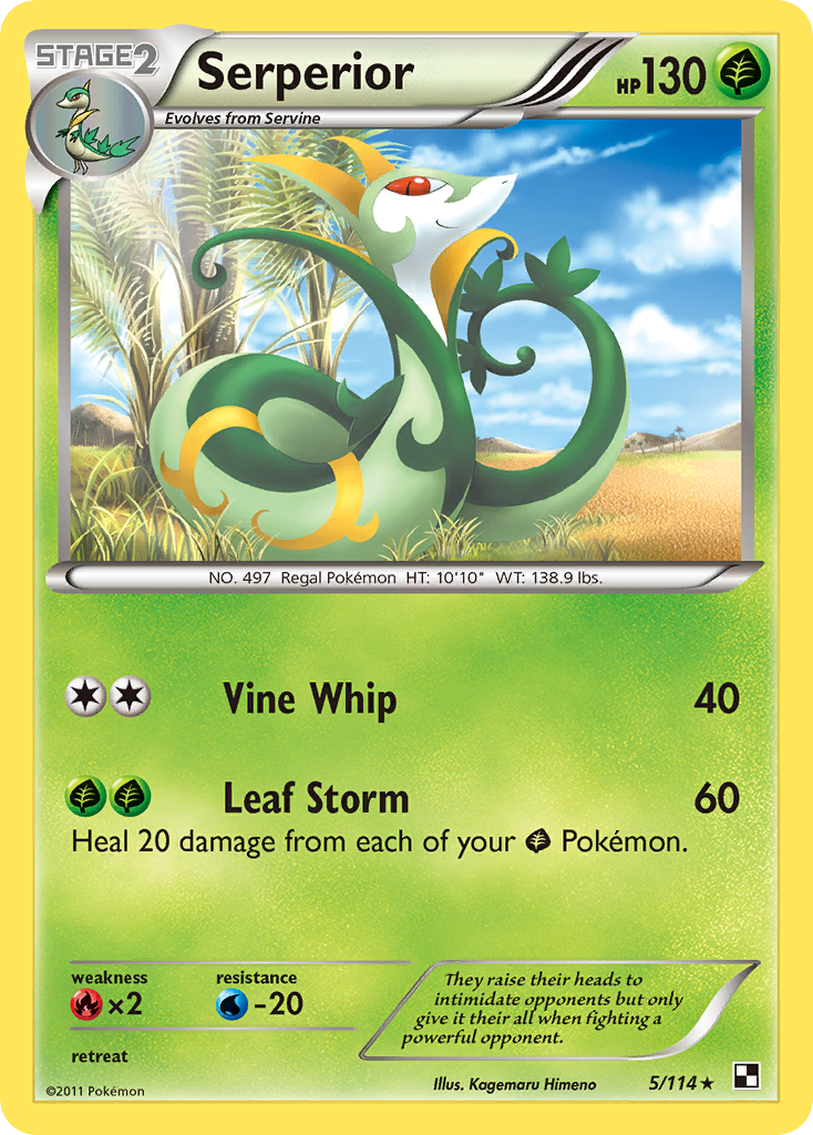 Serperior (5/114) [Black & White: Base Set] | GnG Games