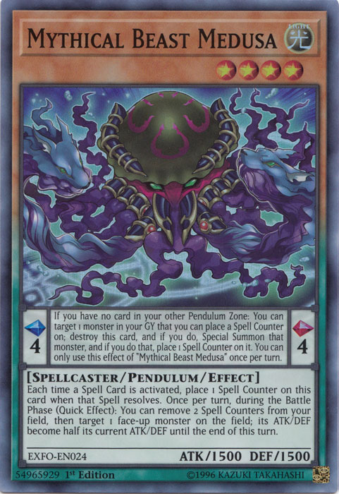 Mythical Beast Medusa [EXFO-EN024] Super Rare | GnG Games