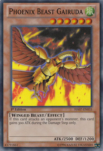 Phoenix Beast Gairuda [HA07-EN033] Super Rare | GnG Games