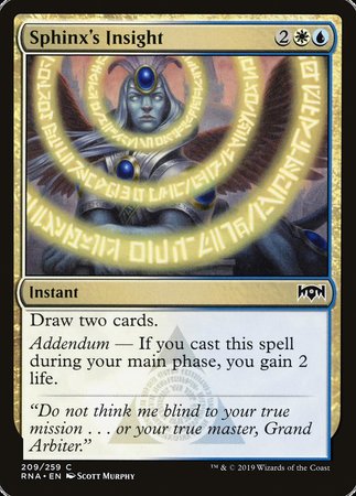 Sphinx's Insight [Ravnica Allegiance] | GnG Games