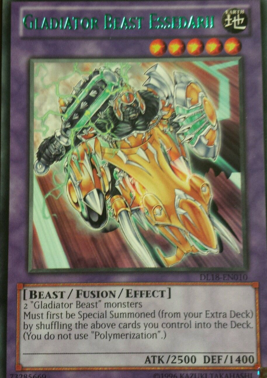 Gladiator Beast Essedarii (Green) [DL18-EN010] Rare | GnG Games