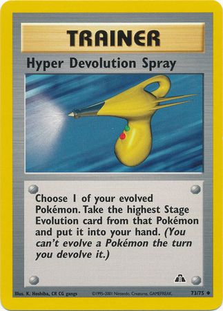 Hyper Devolution Spray (73/75) [Neo Discovery Unlimited] | GnG Games