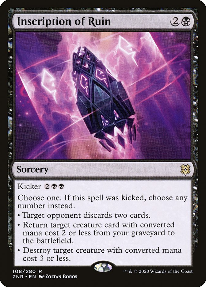 Inscription of Ruin [Zendikar Rising] | GnG Games
