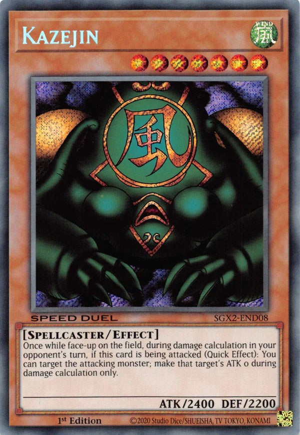 Kazejin [SGX2-END08] Secret Rare | GnG Games