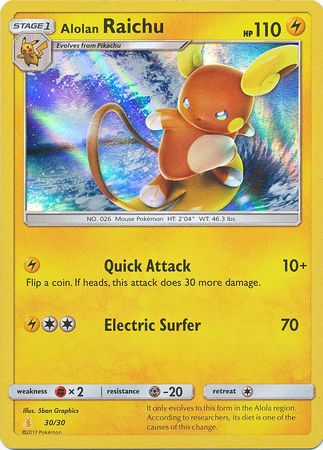 Alolan Raichu (30/30) [Sun & Moon: Trainer Kit - Alolan Raichu] | GnG Games