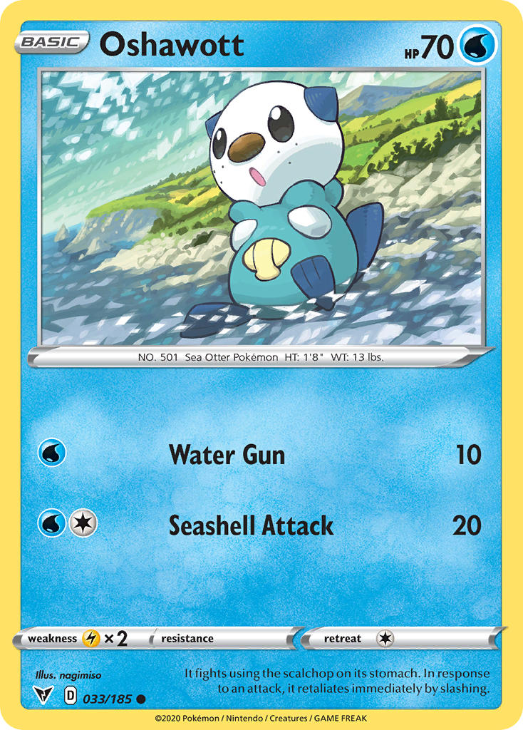 Oshawott (033/185) [Sword & Shield: Vivid Voltage] | GnG Games