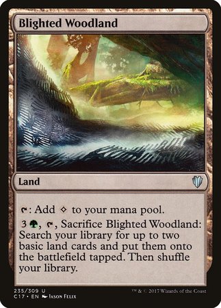 Blighted Woodland [Commander 2017] | GnG Games