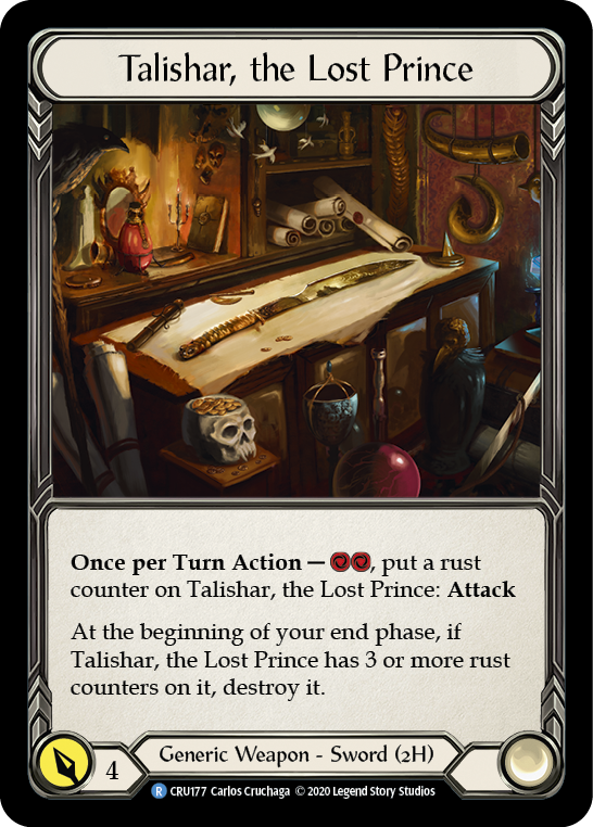 Talishar, the Lost Prince [CRU177] 1st Edition Cold Foil | GnG Games