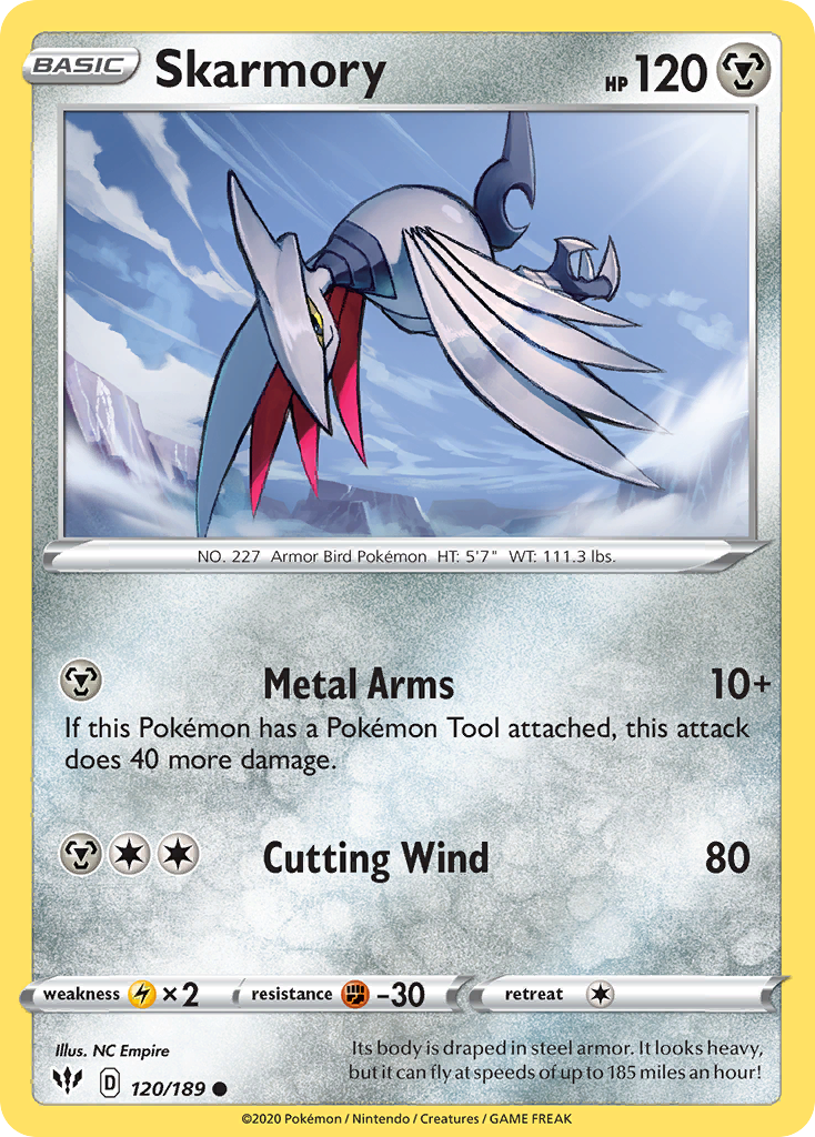 Skarmory (120/189) [Sword & Shield: Darkness Ablaze] | GnG Games