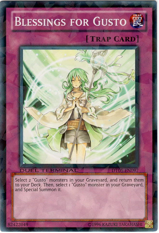 Blessings for Gusto [DT05-EN097] Common | GnG Games