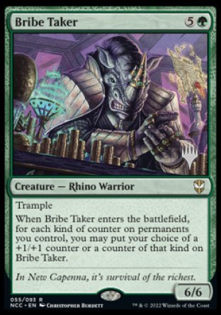 Bribe Taker (Promo Pack) [Streets of New Capenna Commander Promos] | GnG Games